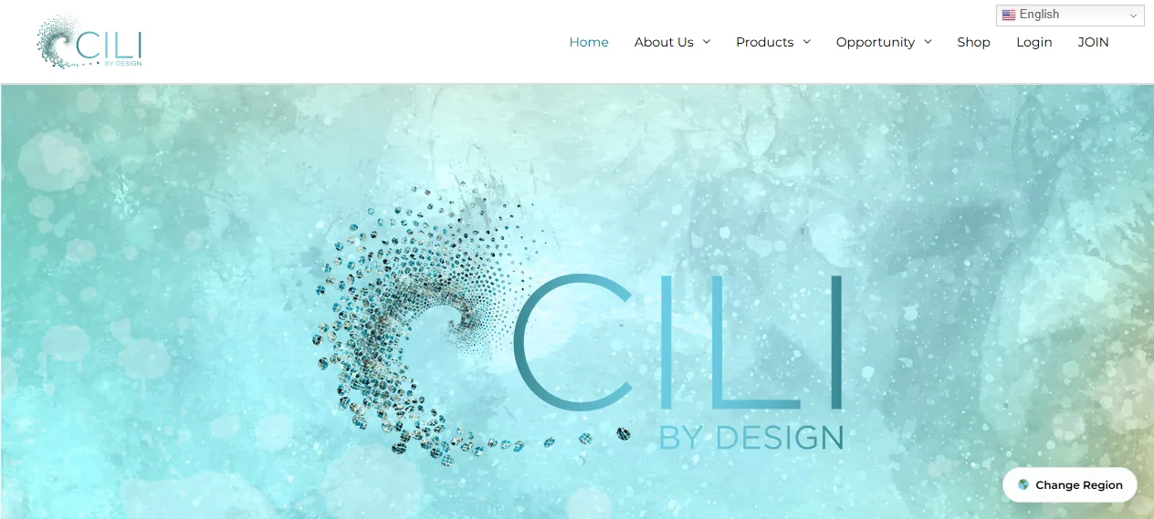 CILI By Design homepage